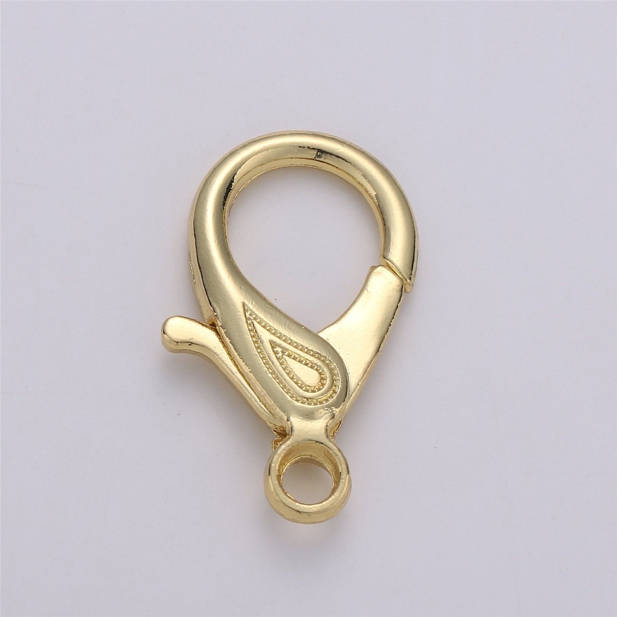 Wholesale Lobster Clasp 14k Gold Filled, Lobster Claw with Jump Ring for Jewelry Necklace Bracelet Anklet Making, Size 31mmx20mm K-345