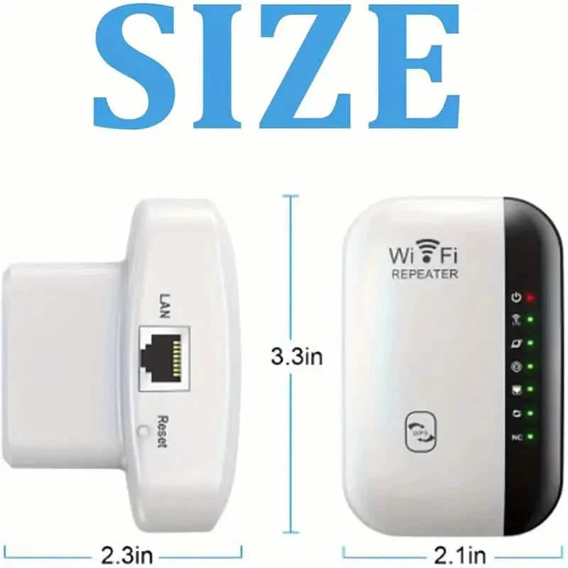 WiFi Repeater Plus Boosts WiFi Signal, Extends Internet Coverage, Cell Phone Signal Amplifier for Home