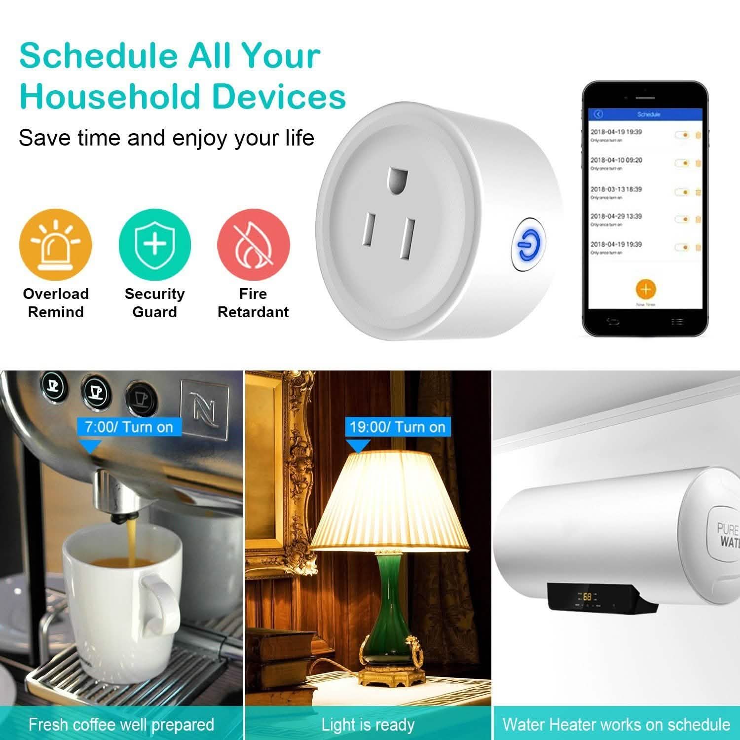 Prise Intelligente Wi-Fi APP Télécommandée
