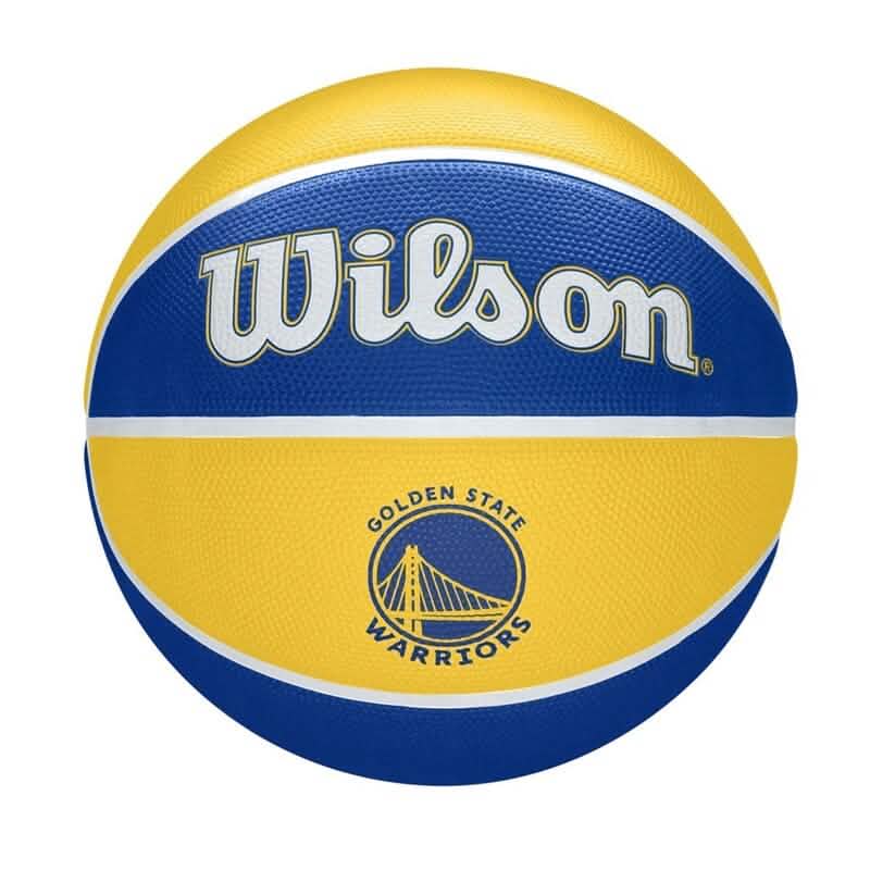 ウィルソン NBA ゴールデンステートウォリアーズ トリビュートボール - サイズ7 - 青/黄（リファービッシュ品）