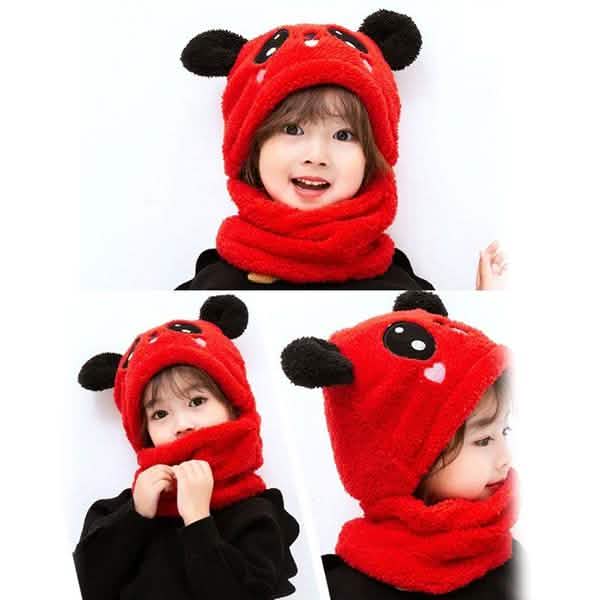 Bonnet tricoté pour enfant hiver