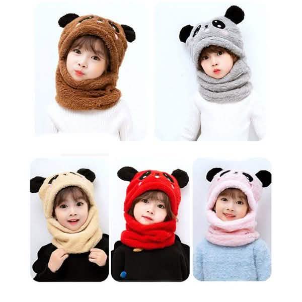Bonnet tricoté pour enfant hiver