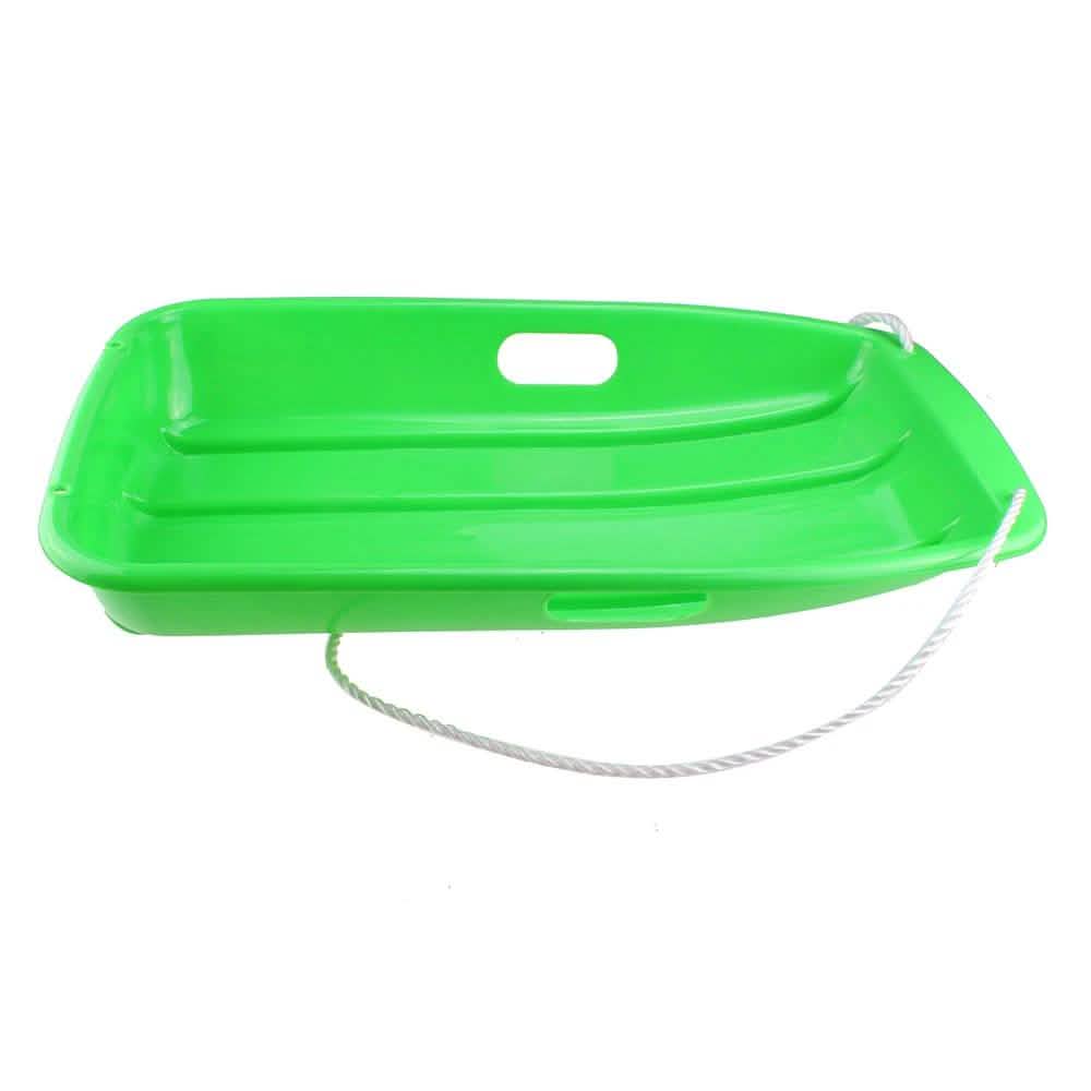 冬用耐久プラスチック製ボート型スノースレッド 子供と大人用