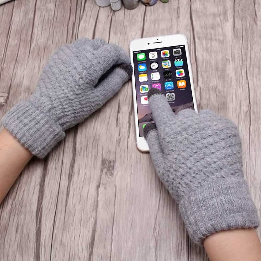 Winter Knitted Touch Screen Gloves