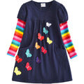 Robe à manches longues pour fillette (hiver)