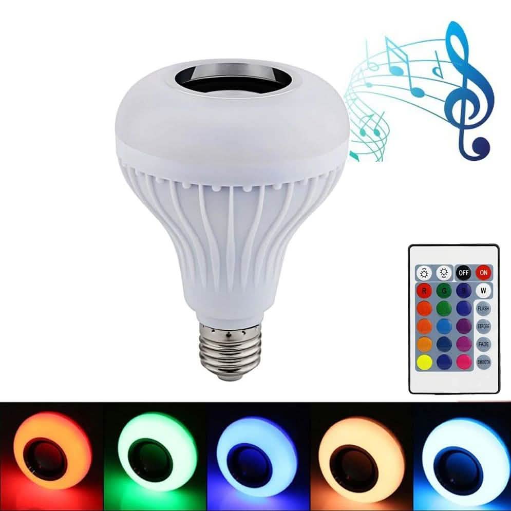 Ampoule intelligente et haut-parleur Bluetooth multicolore