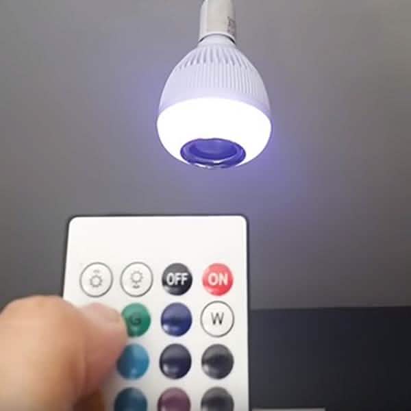 Ampoule intelligente et haut-parleur Bluetooth multicolore