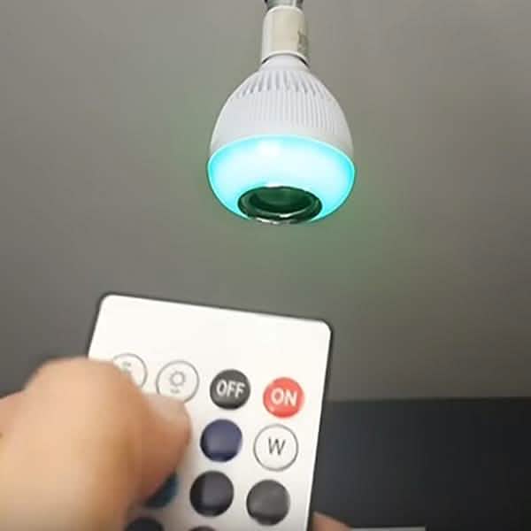 Ampoule intelligente et haut-parleur Bluetooth multicolore