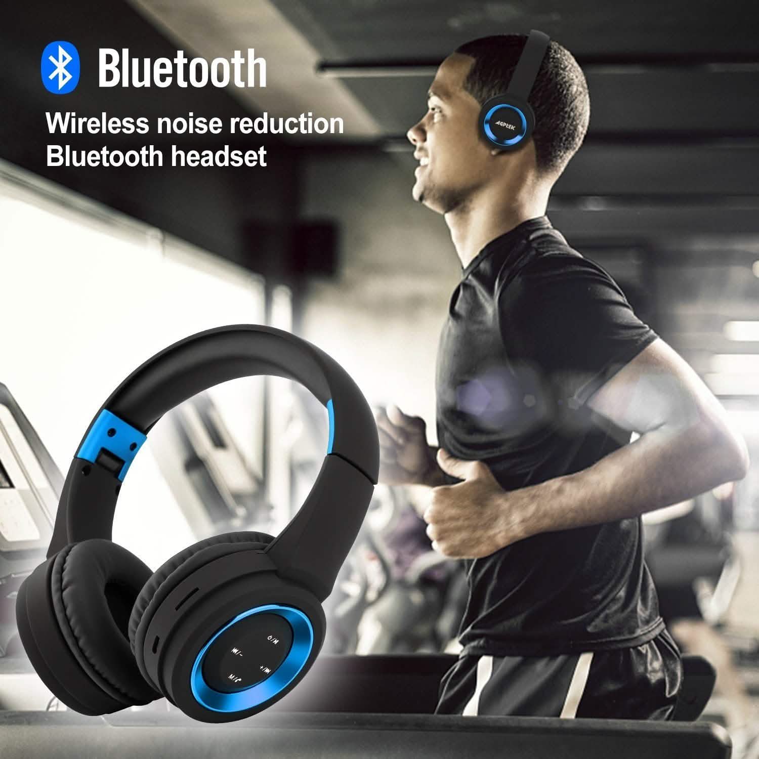 ワイヤレスヘッドホン Bluetoothヘッドセット ノイズキャンセリング オーバーイヤー マイク付き