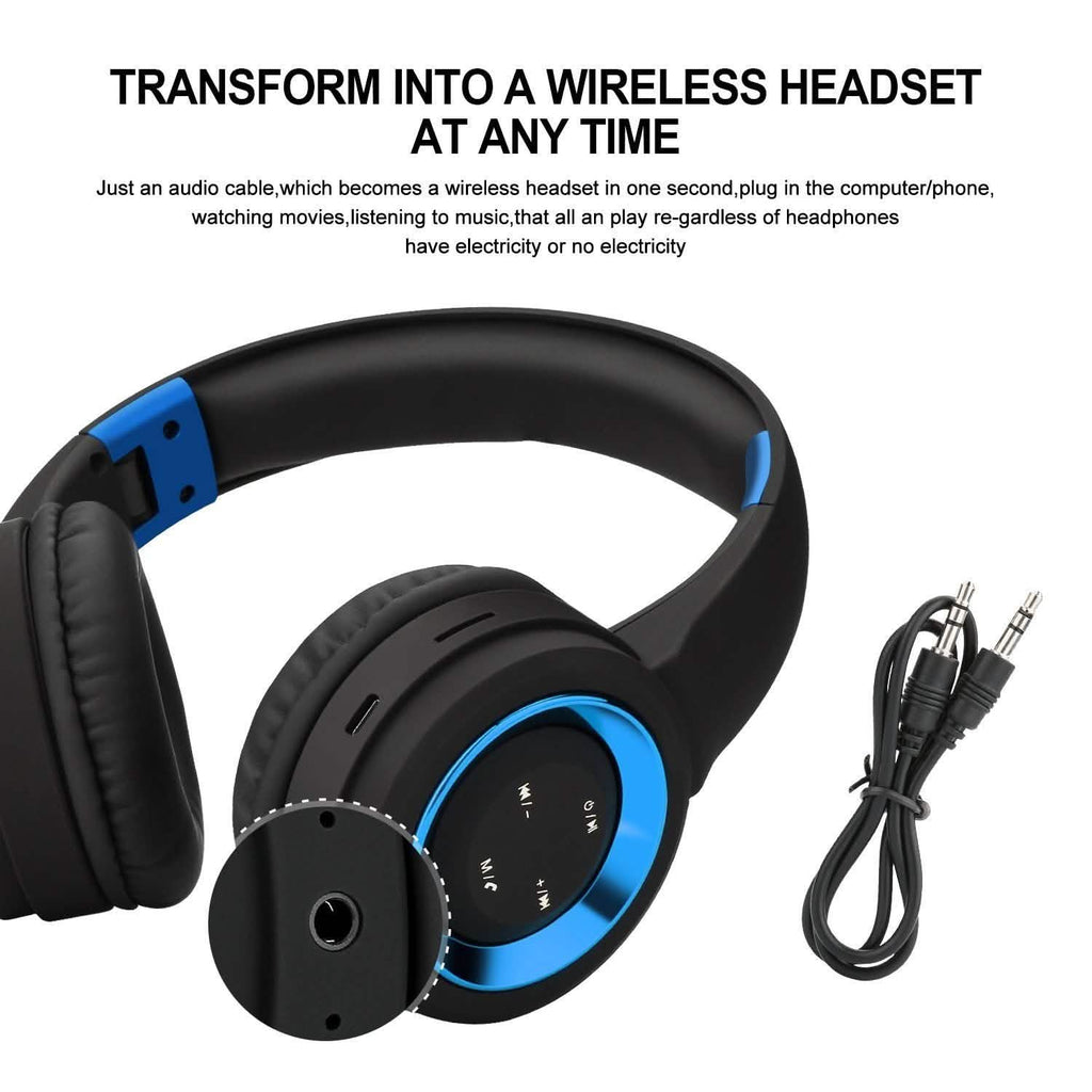 ワイヤレスヘッドホン Bluetoothヘッドセット ノイズキャンセリング オーバーイヤー マイク付き