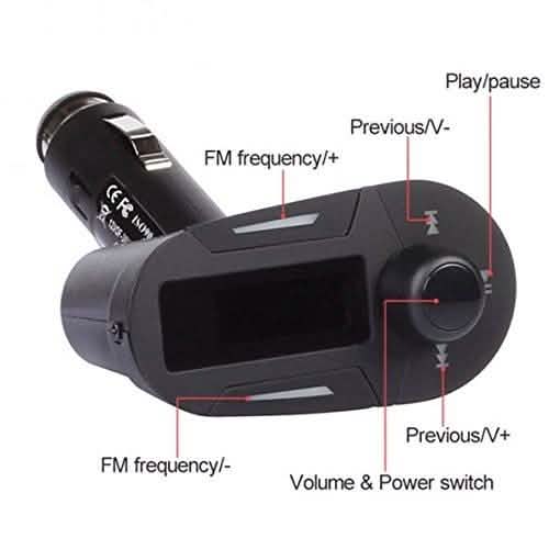 Lecteur MP3 sans fil et modulateur transmetteur FM