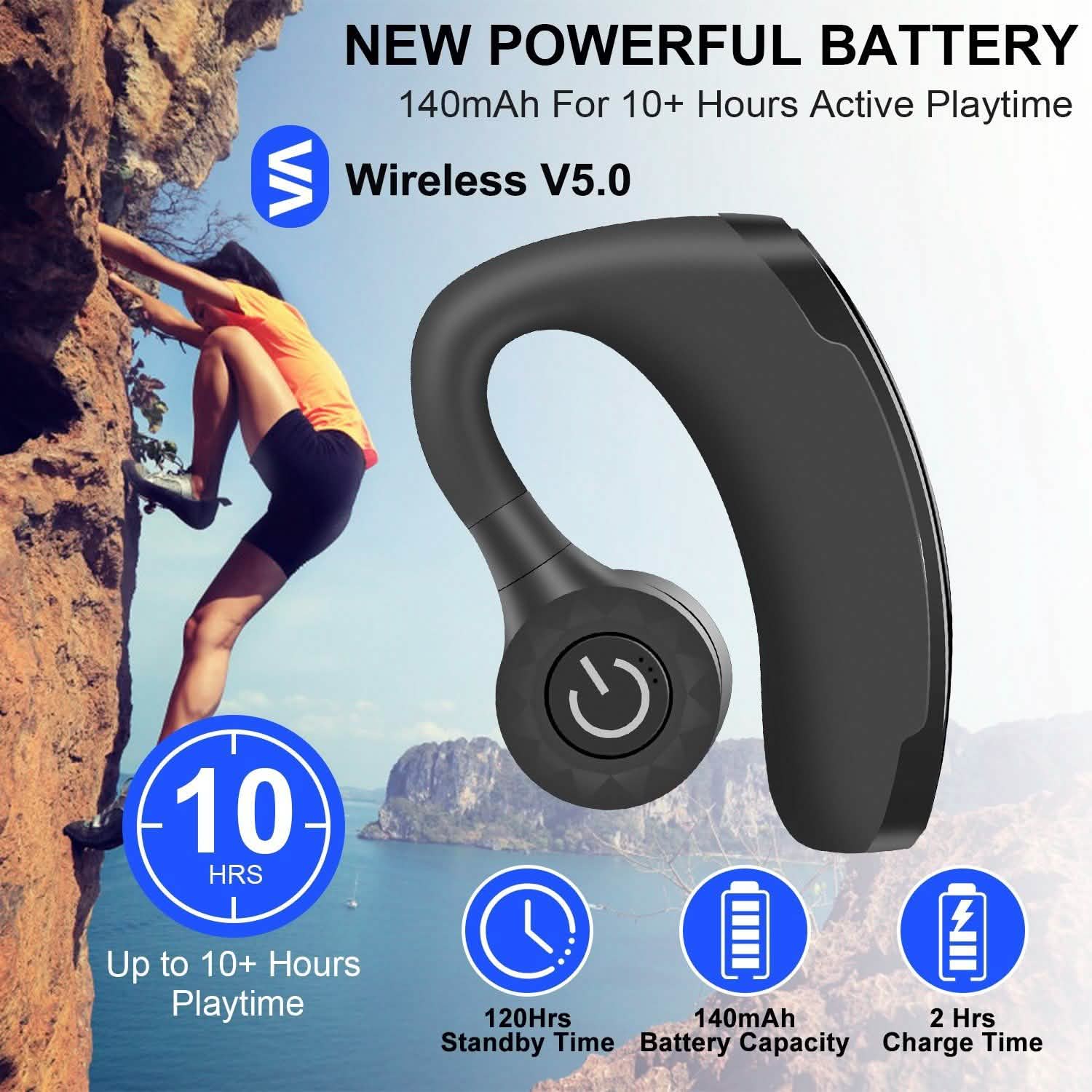 Wireless V5.0 In-Ear Earphones