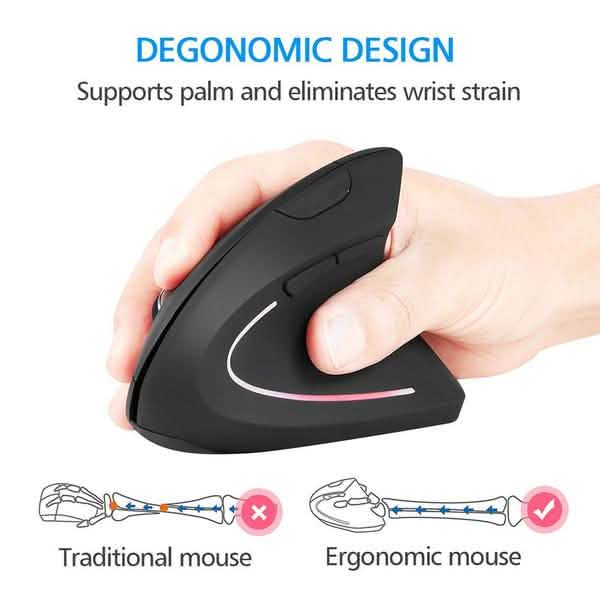 Souris gaming verticales sans fil