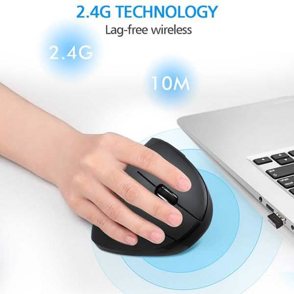 Souris gaming verticales sans fil