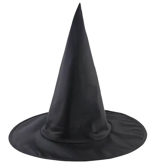 Décoration de fête d'Halloween Chapeau Pointu de Sorcière