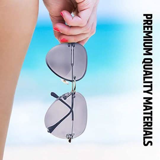 女性用アビエーションサングラス ポリカーボネート UV400 調節可能なテンプル