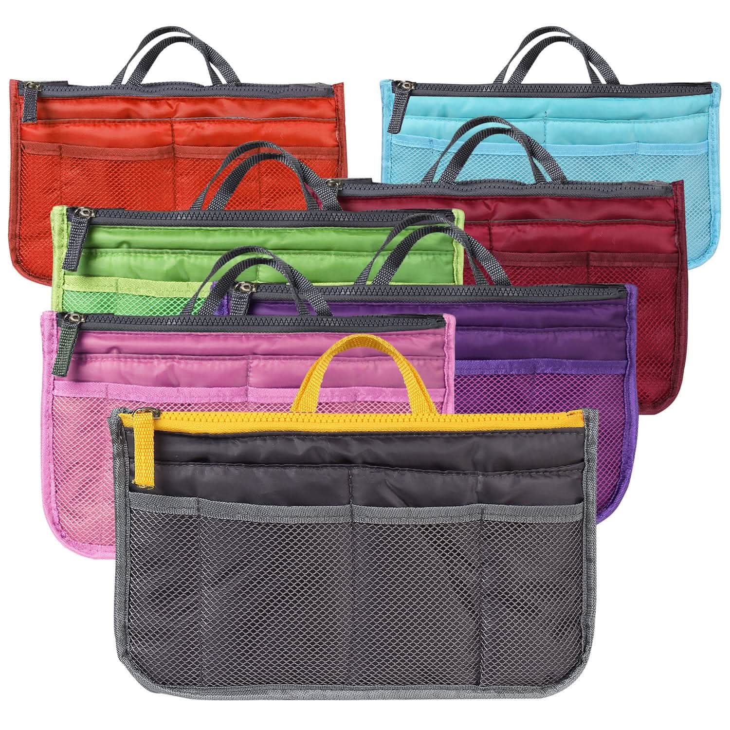 Women Lady Travel Insert Handbag Organizer Makeup Bags
