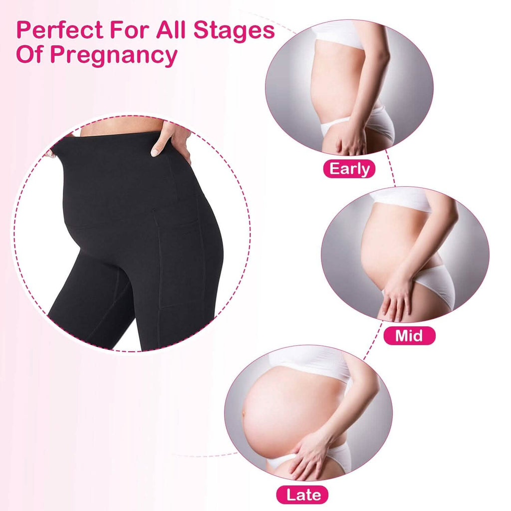 Women Maternity Seamless Shorts