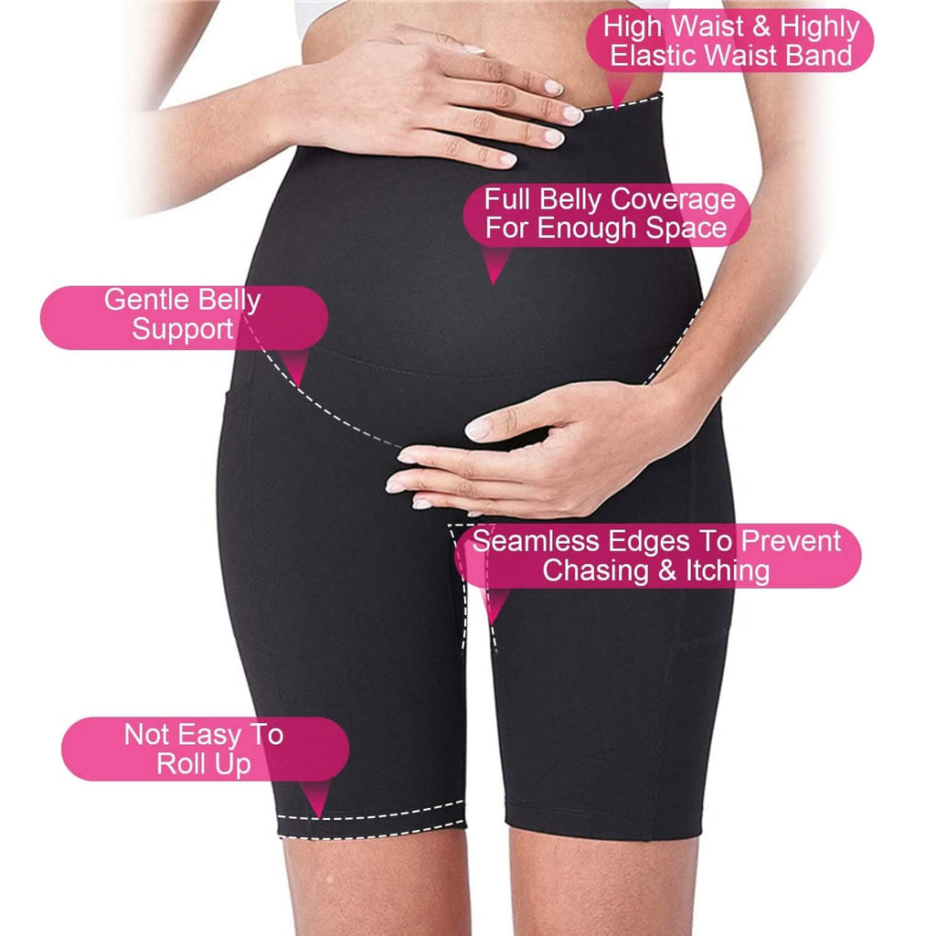Women Maternity Seamless Shorts
