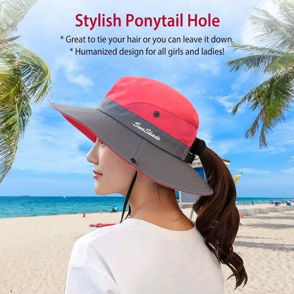 Chapeaux de soleil bob pliables pour femme