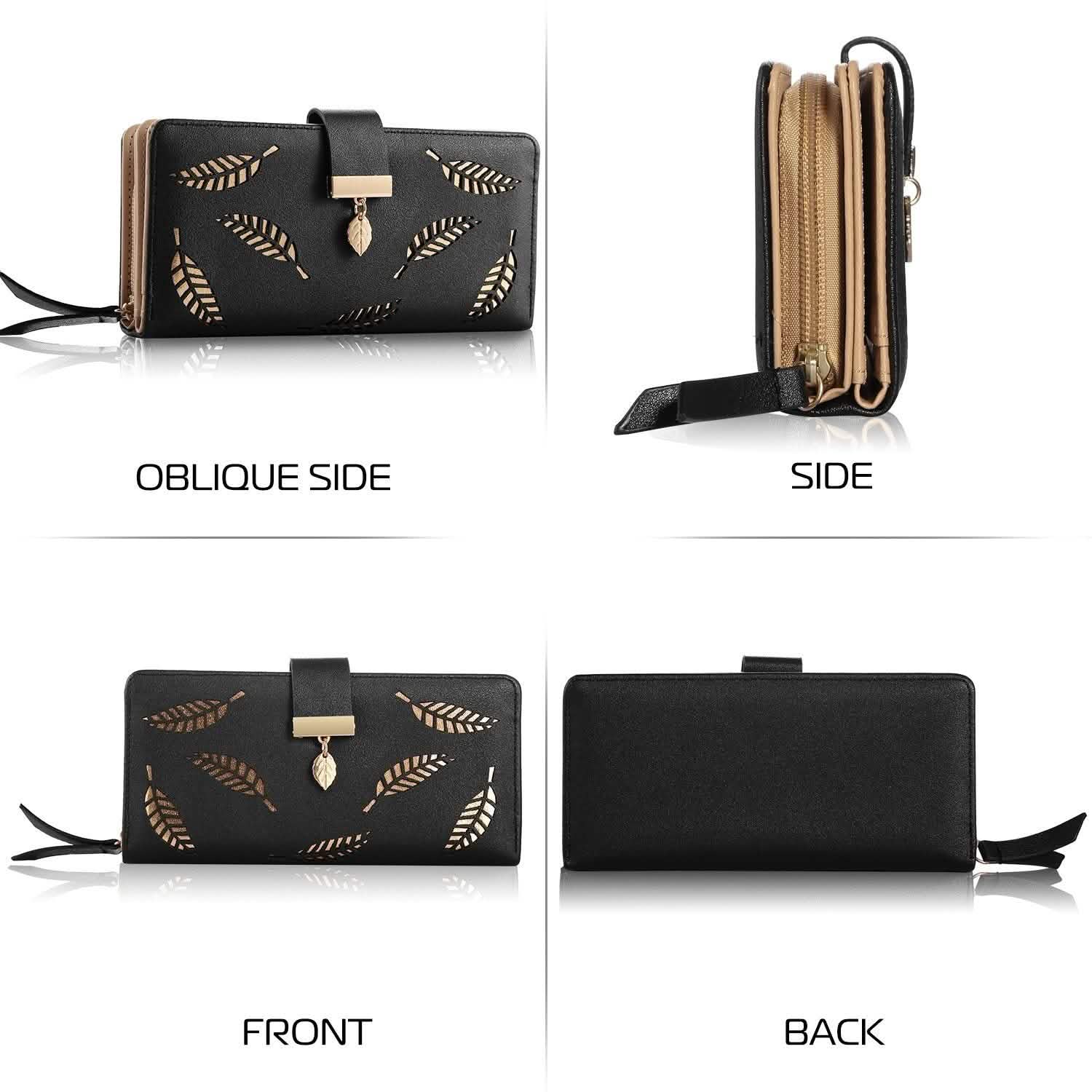 Women Wallet PU Leather Lady Long Purse