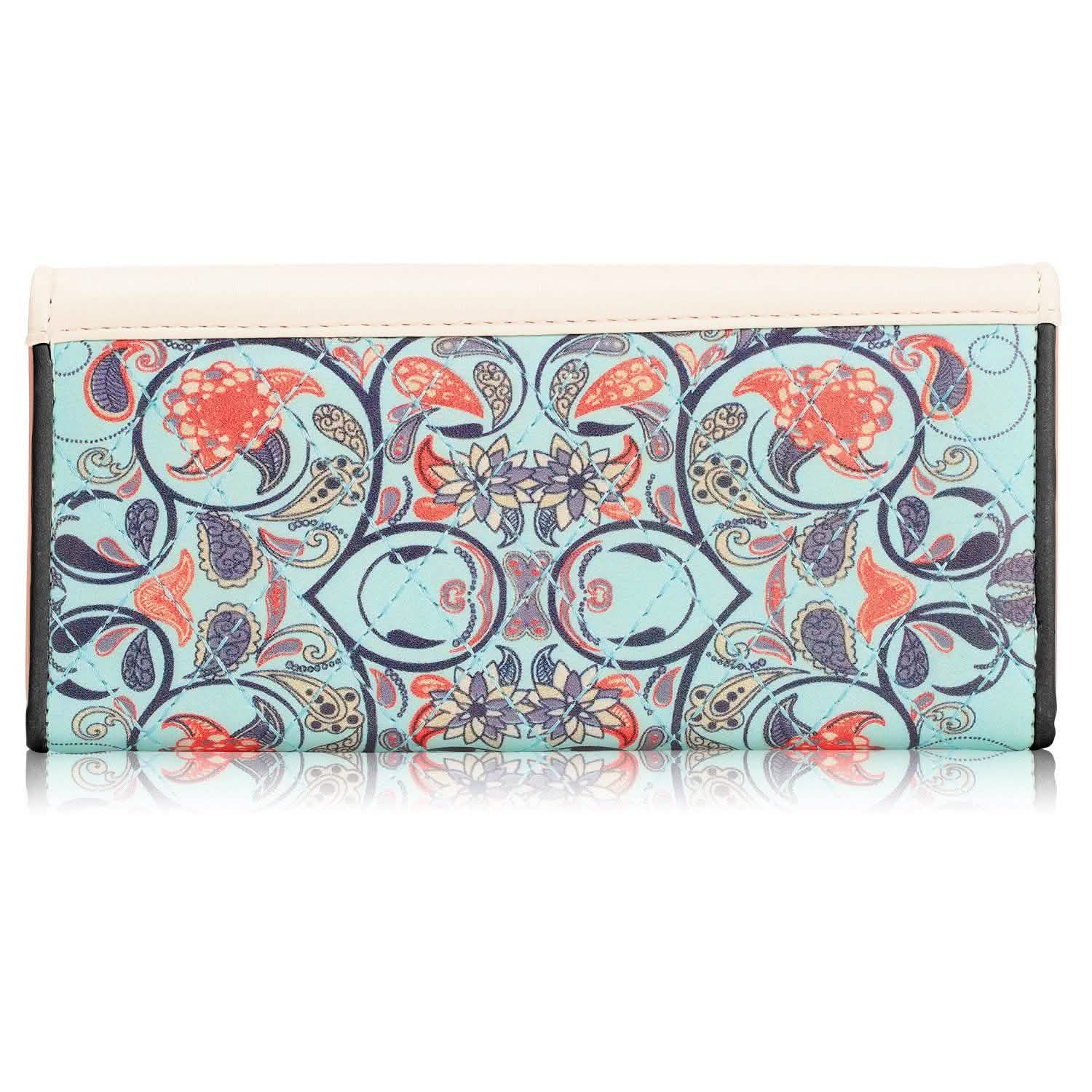 Women Wallet Soft Leather Trifold Clutch Purse