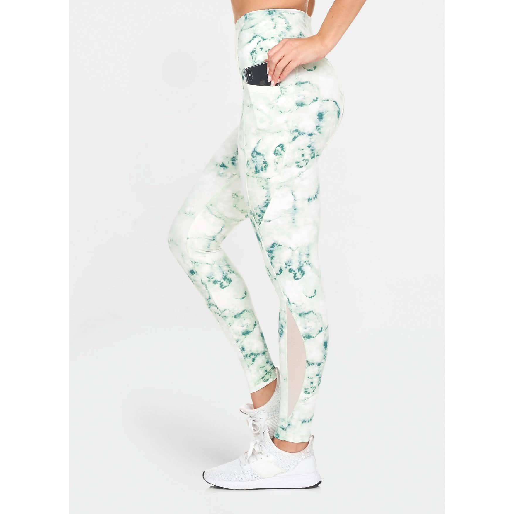 Women's Active High Rise Printed Leggings With Pockets