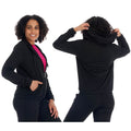 Sweat à capuche en molleton éponge athleisure pour femme