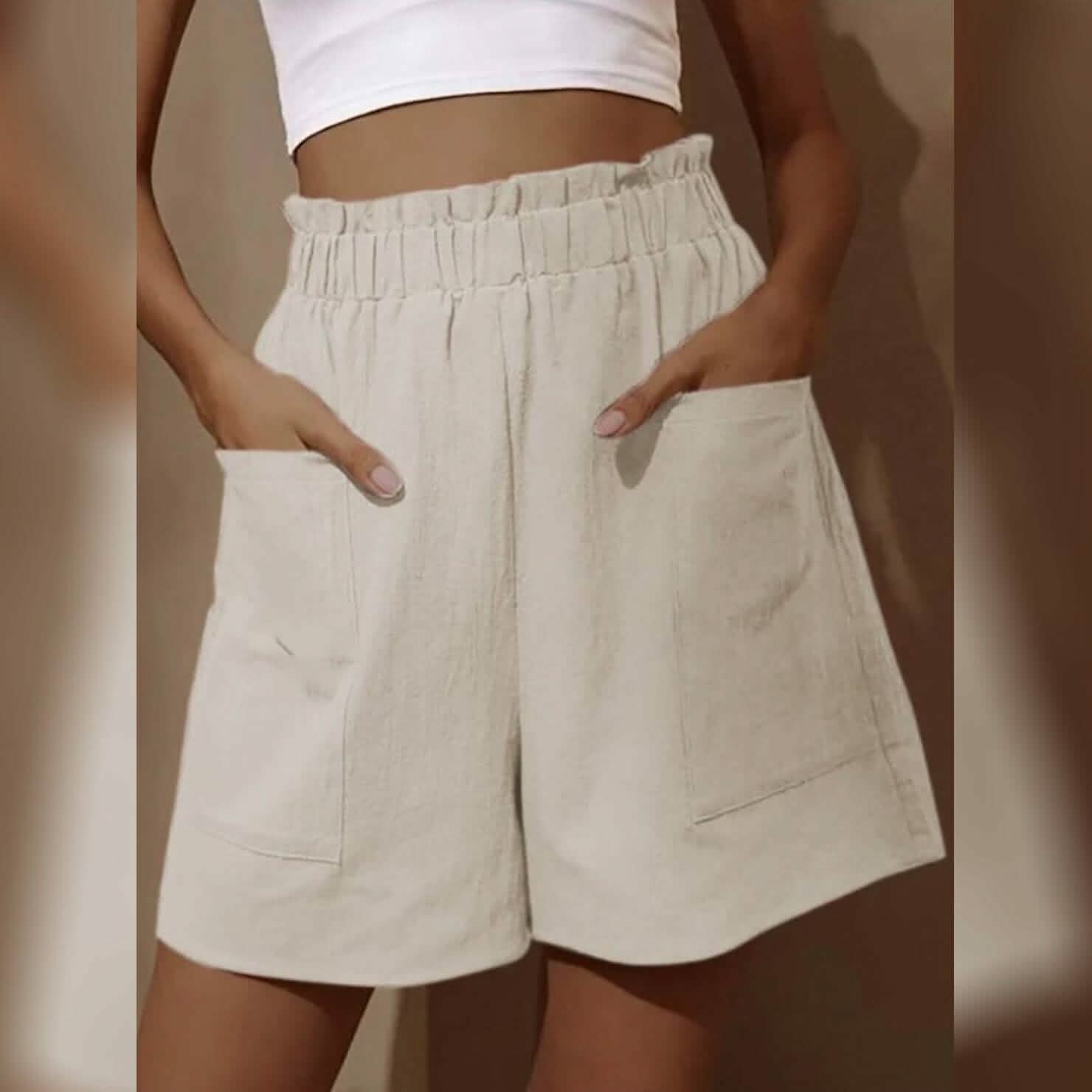 Shorts bermudas amples décontractés/sport pour femme