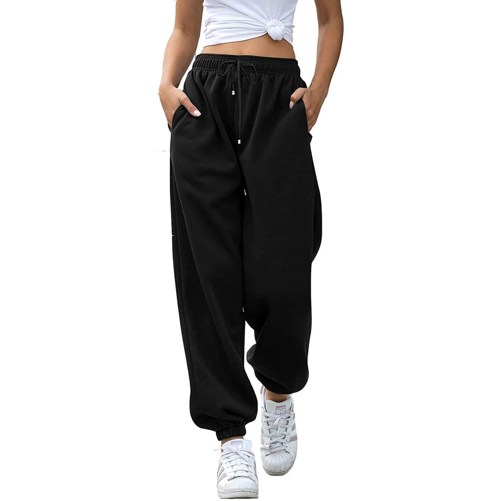 Pantalon de jogging femme ceinturé avec poches