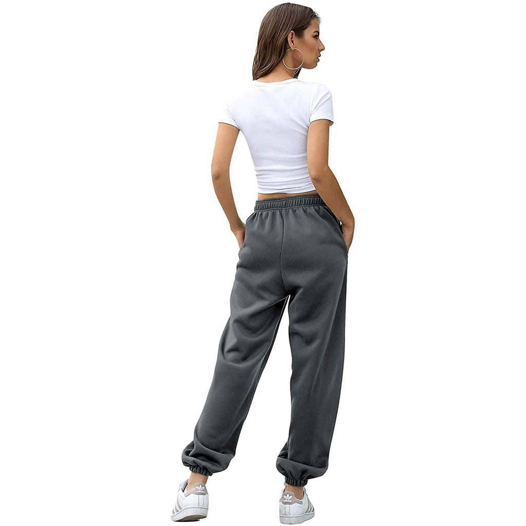Pantalon de jogging femme ceinturé avec poches