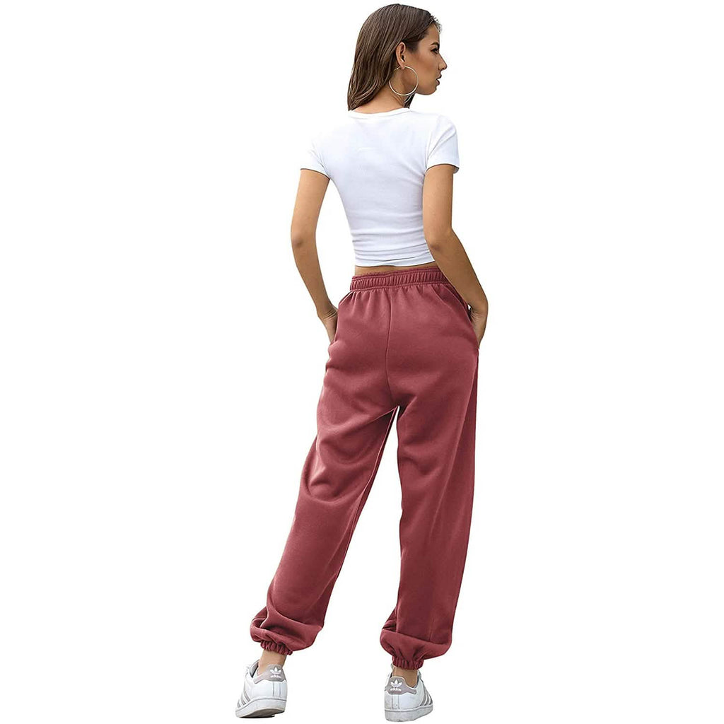Pantalon de jogging femme ceinturé avec poches