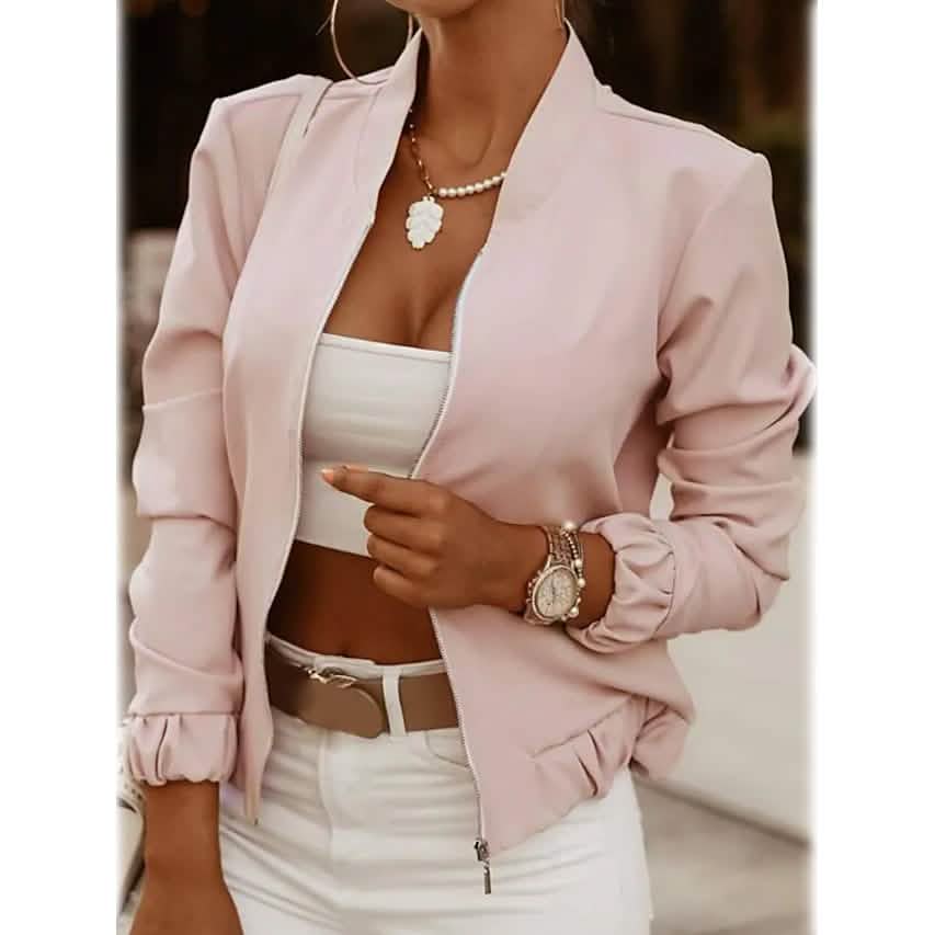 Bomber décontracté pour femme