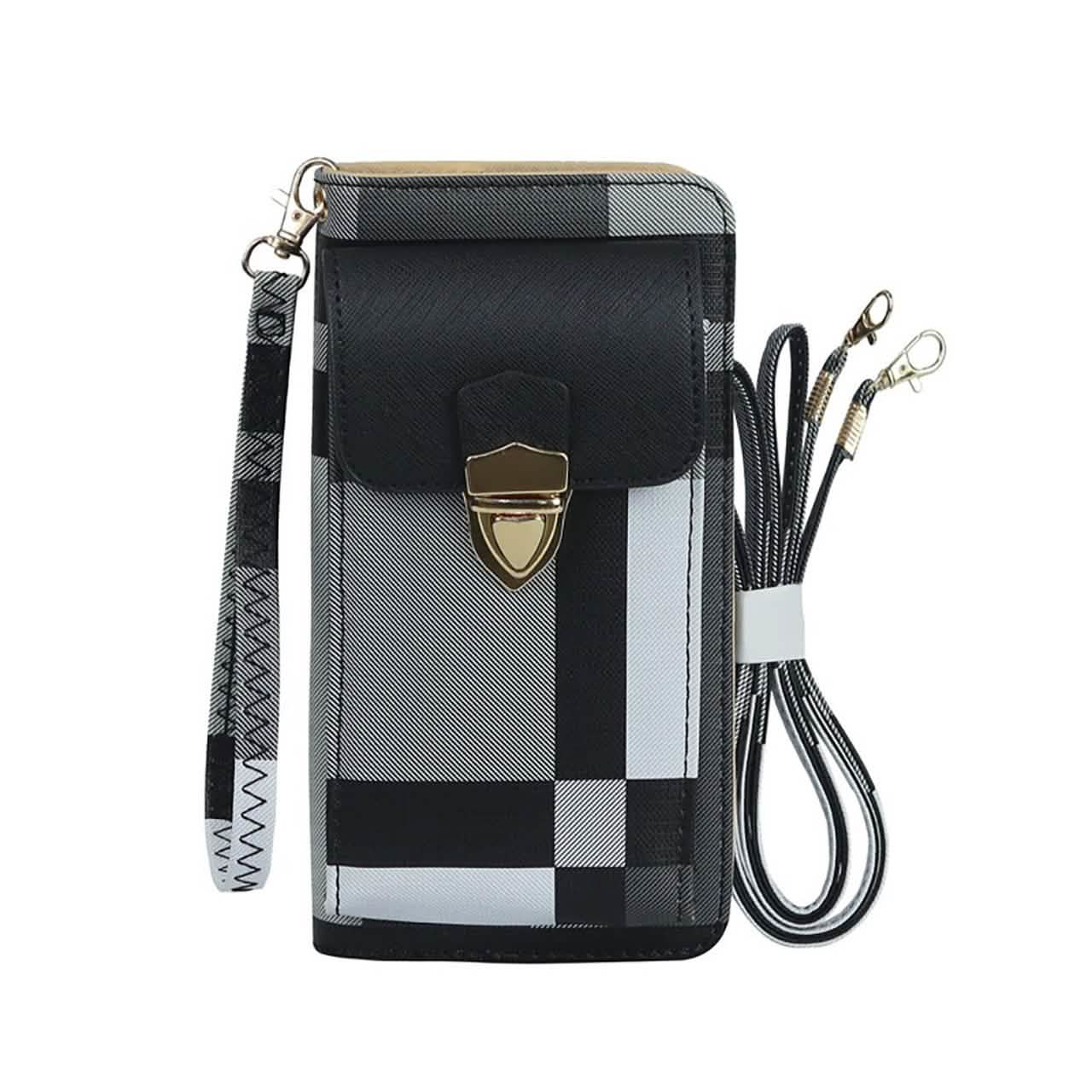 Women's Cell Phone Cross-Body Wallet Pouch