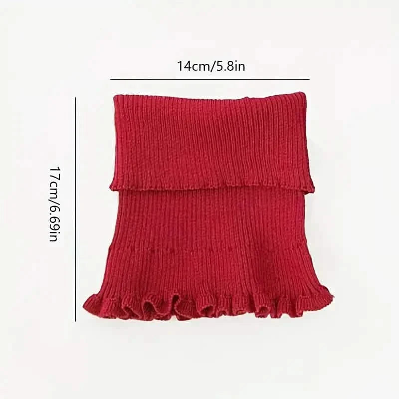 Écharpe tricotée chaude anti-froid pour femmes