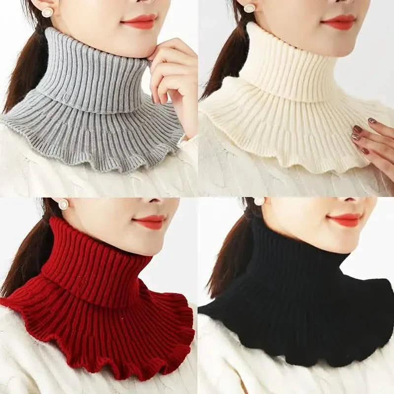 Écharpe tricotée chaude anti-froid pour femmes