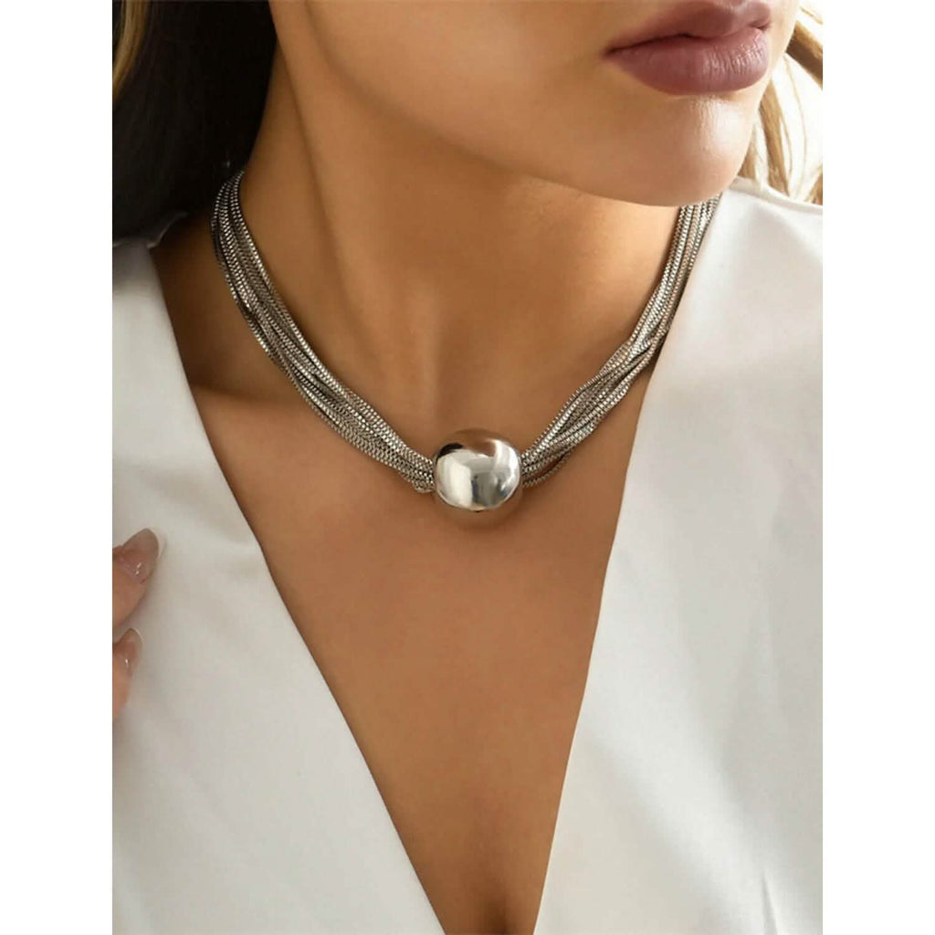Women's Contemporary Street Geometry Necklace
