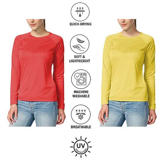 T-shirt respirant à manches longues Dri-Fit évacuant l'humidité pour femme
