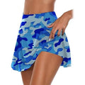 Jupe de sport pour femme à imprimé camouflage