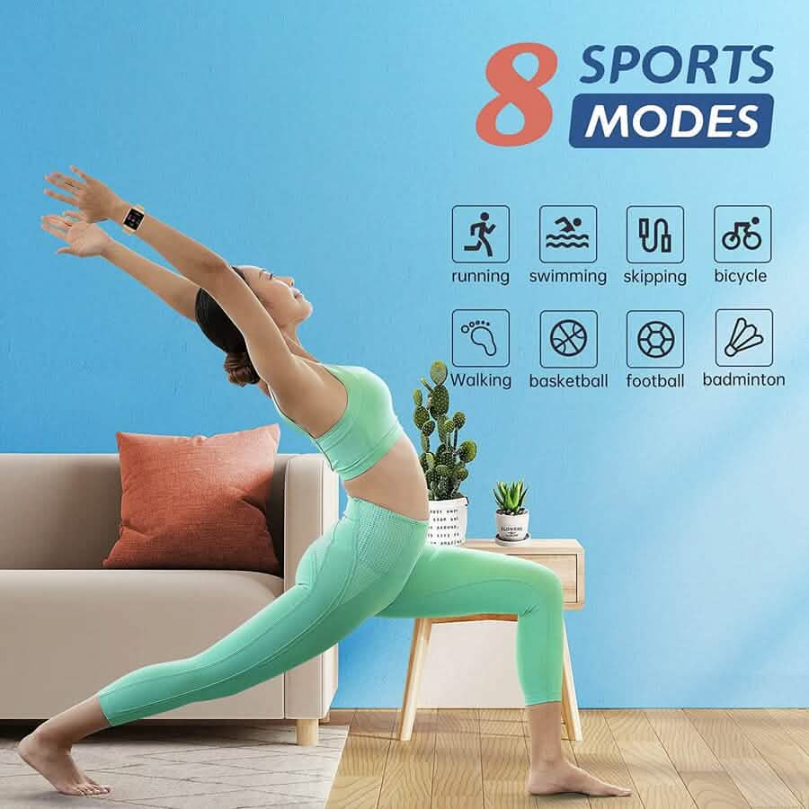 Women's Fitness Tracker with Blood Pressure & Heart Rate Monitor