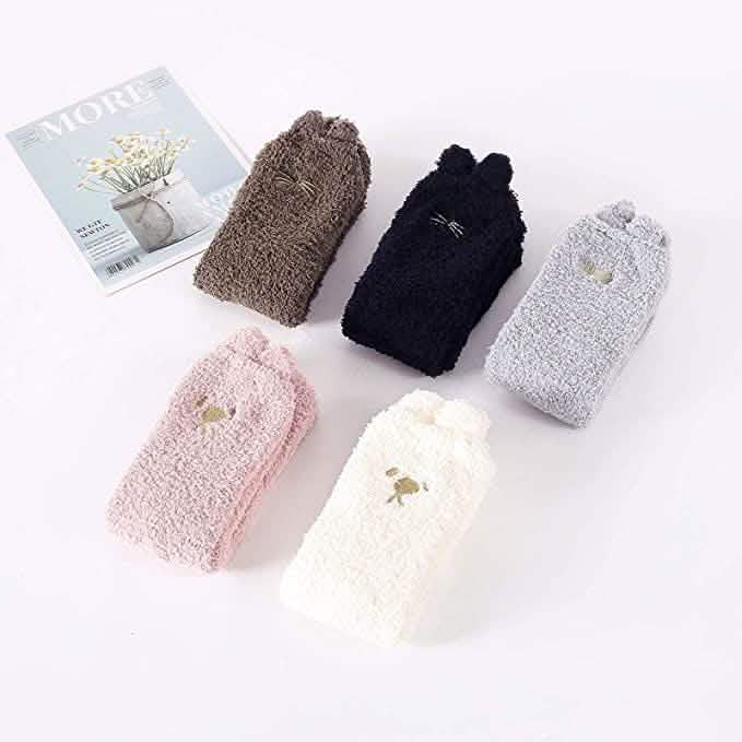 Chaussettes d'hiver douillettes pour femme