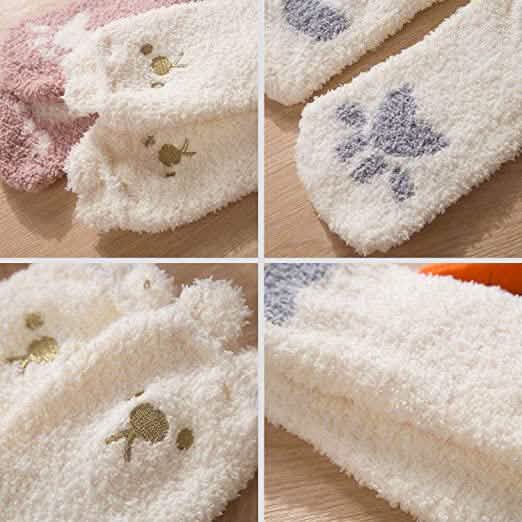 Chaussettes d'hiver douillettes pour femme