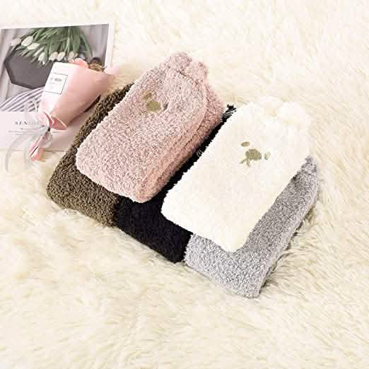 Chaussettes d'hiver douillettes pour femme