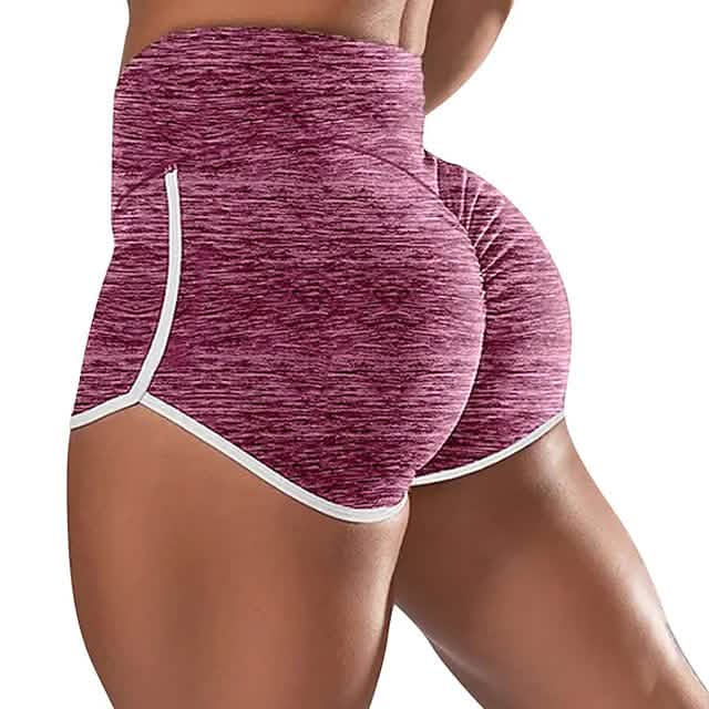 女性用ハイウエストランニングショーツ