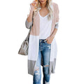 Manteau cardigan long pour femme