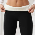 Legging doublé en sherpa pour femme, pantalon de yoga ultra-extensible