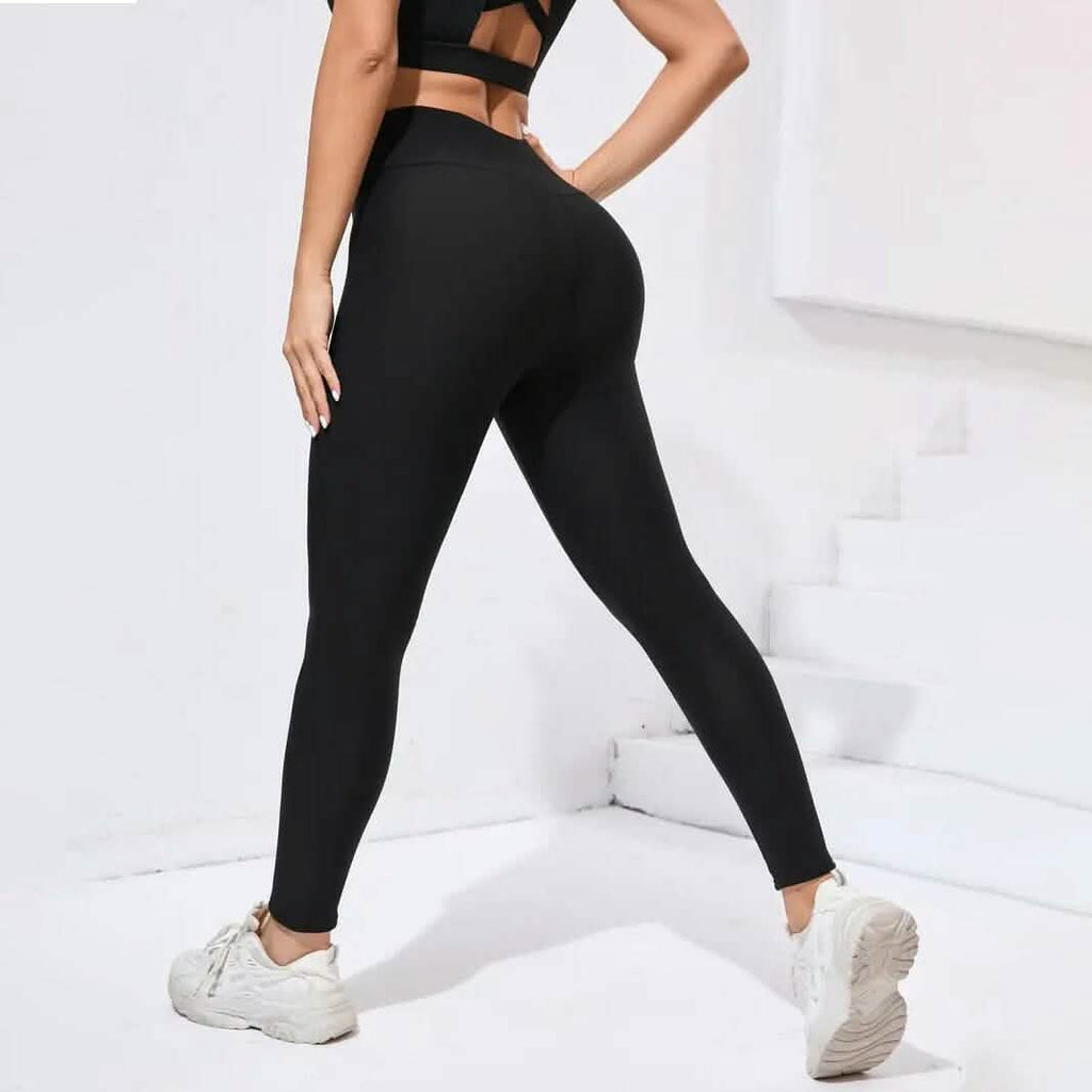 Legging doublé en sherpa pour femme, pantalon de yoga ultra-extensible