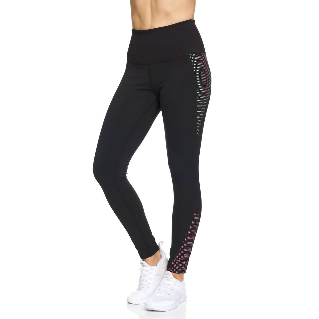 Women's Rubber Dotted High Waist Full Length Legging