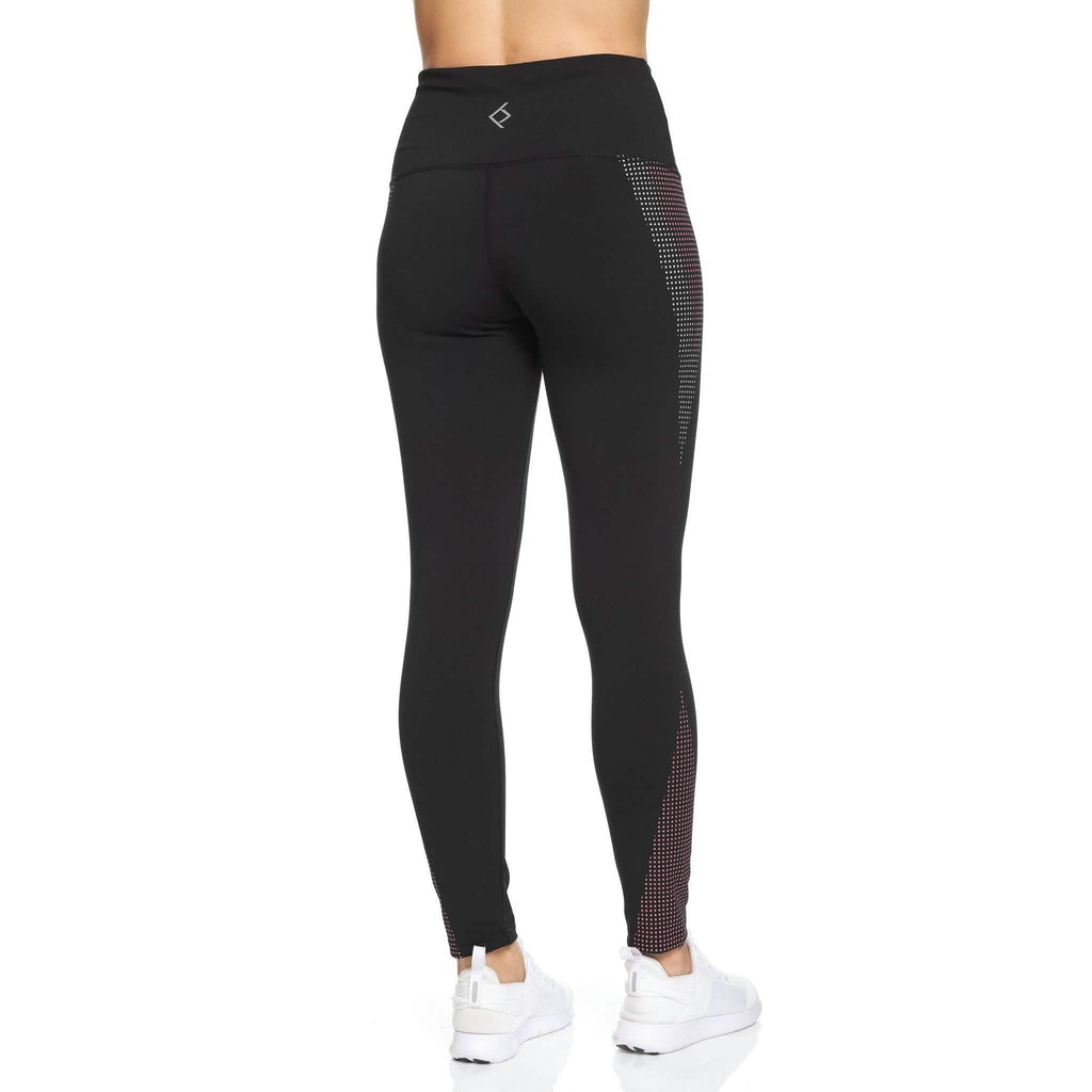Women's Rubber Dotted High Waist Full Length Legging