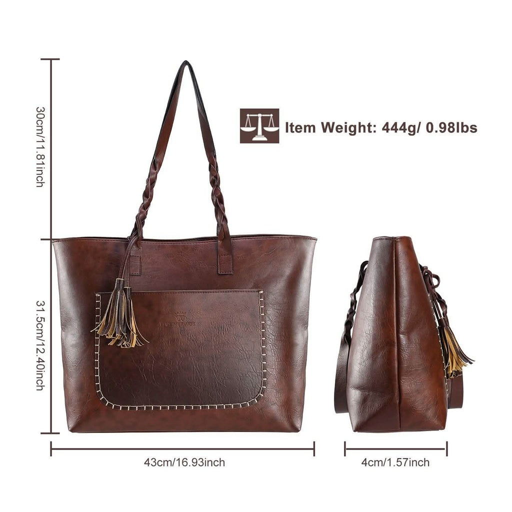 Women's Soft Leather Tote Bag